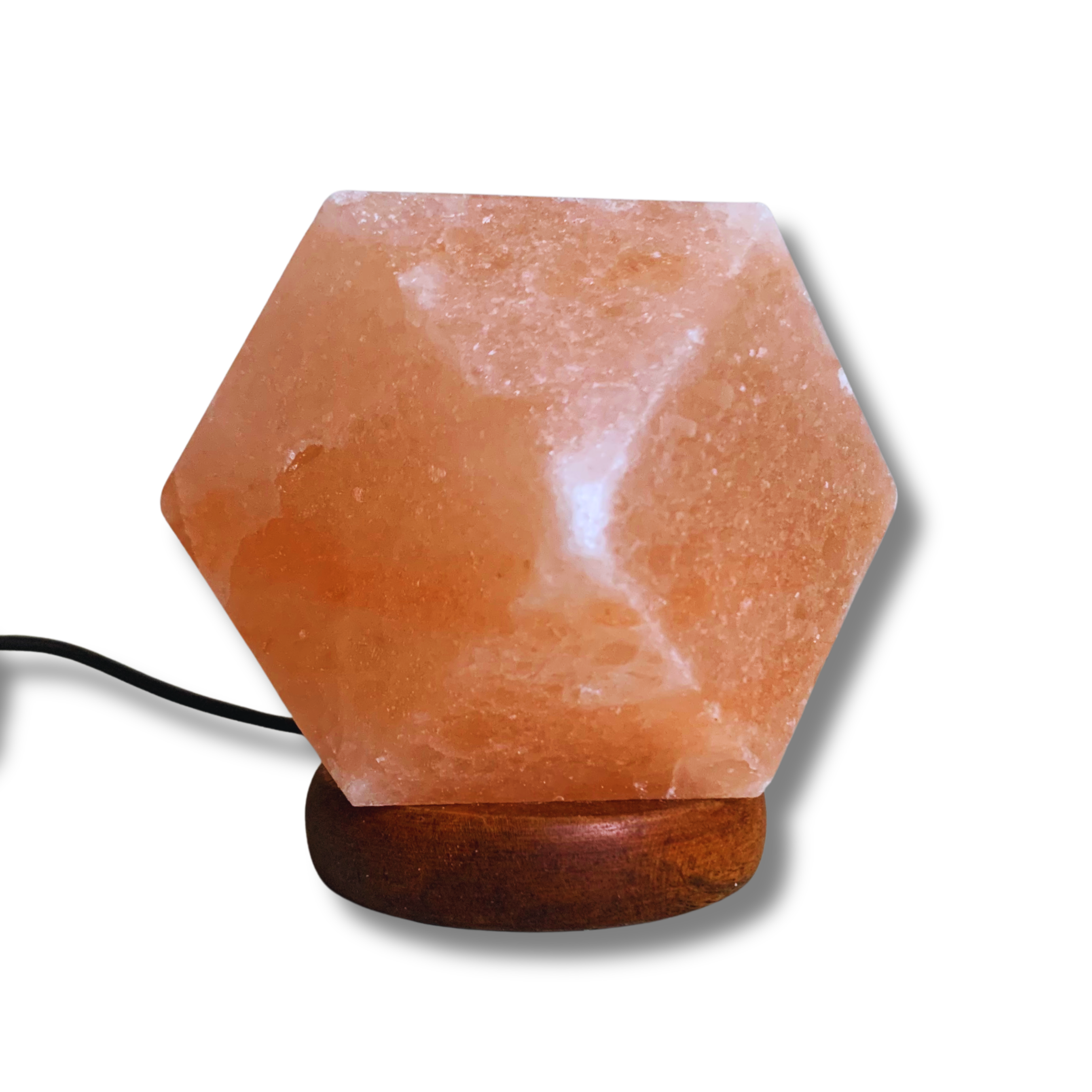 Lampe de sel de l’Himalaya – DIAMANT lumineux multicolore