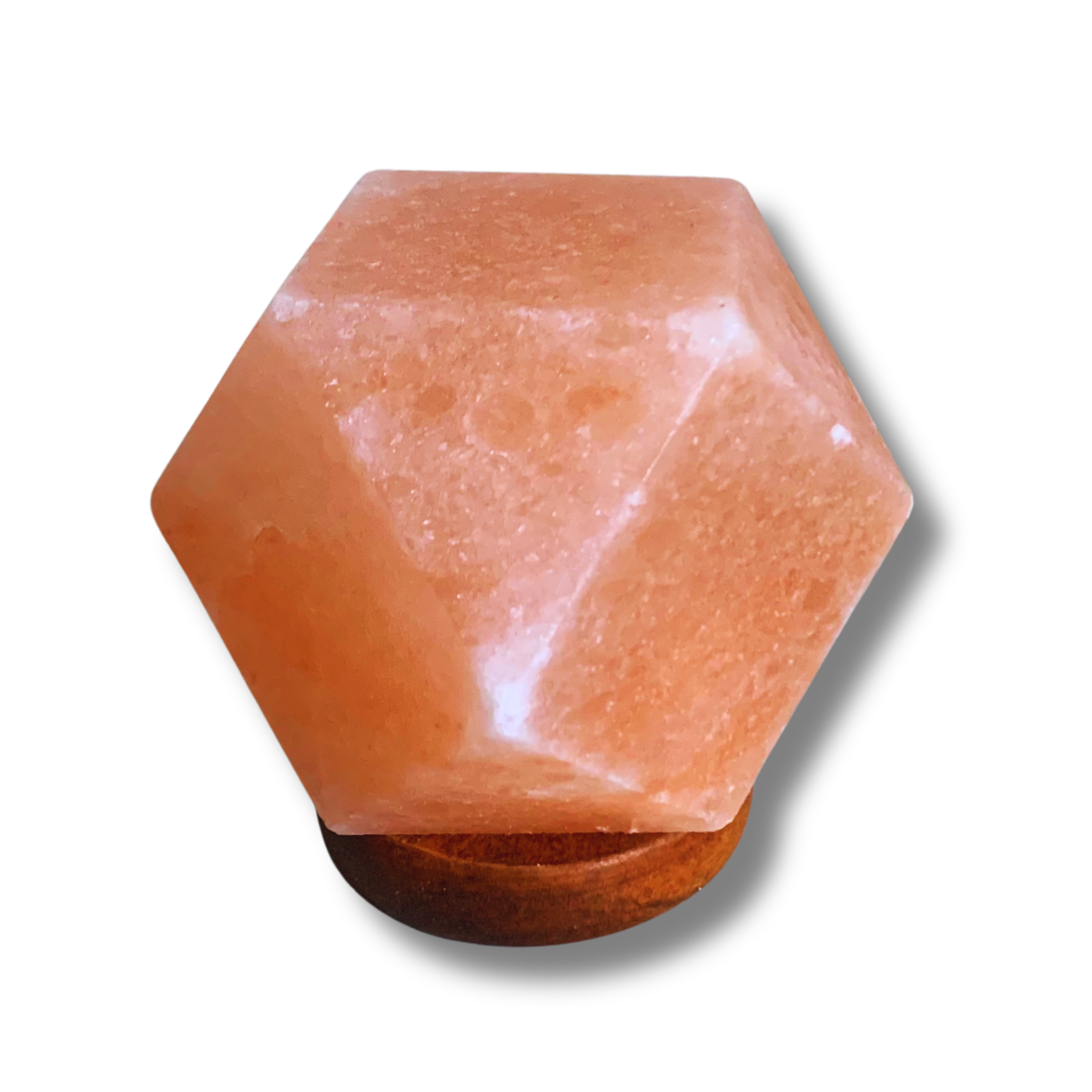Lampe de sel de l’Himalaya – DIAMANT lumineux multicolore