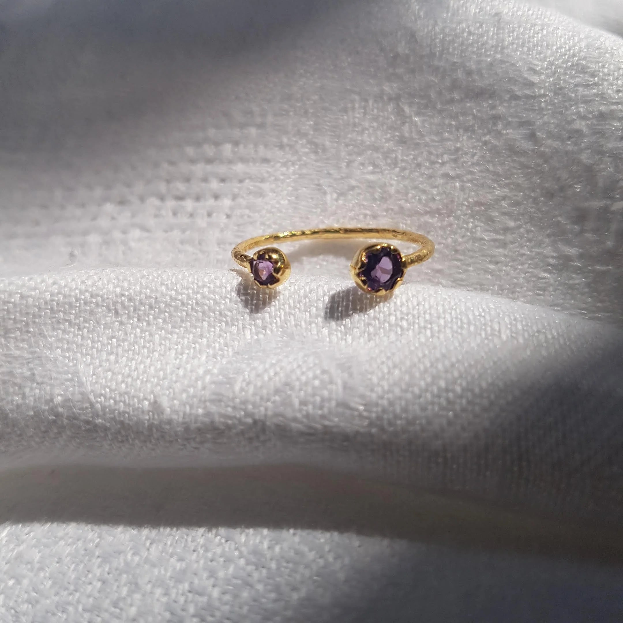Bague DAENERY – Améthyste, éveil & sérénité