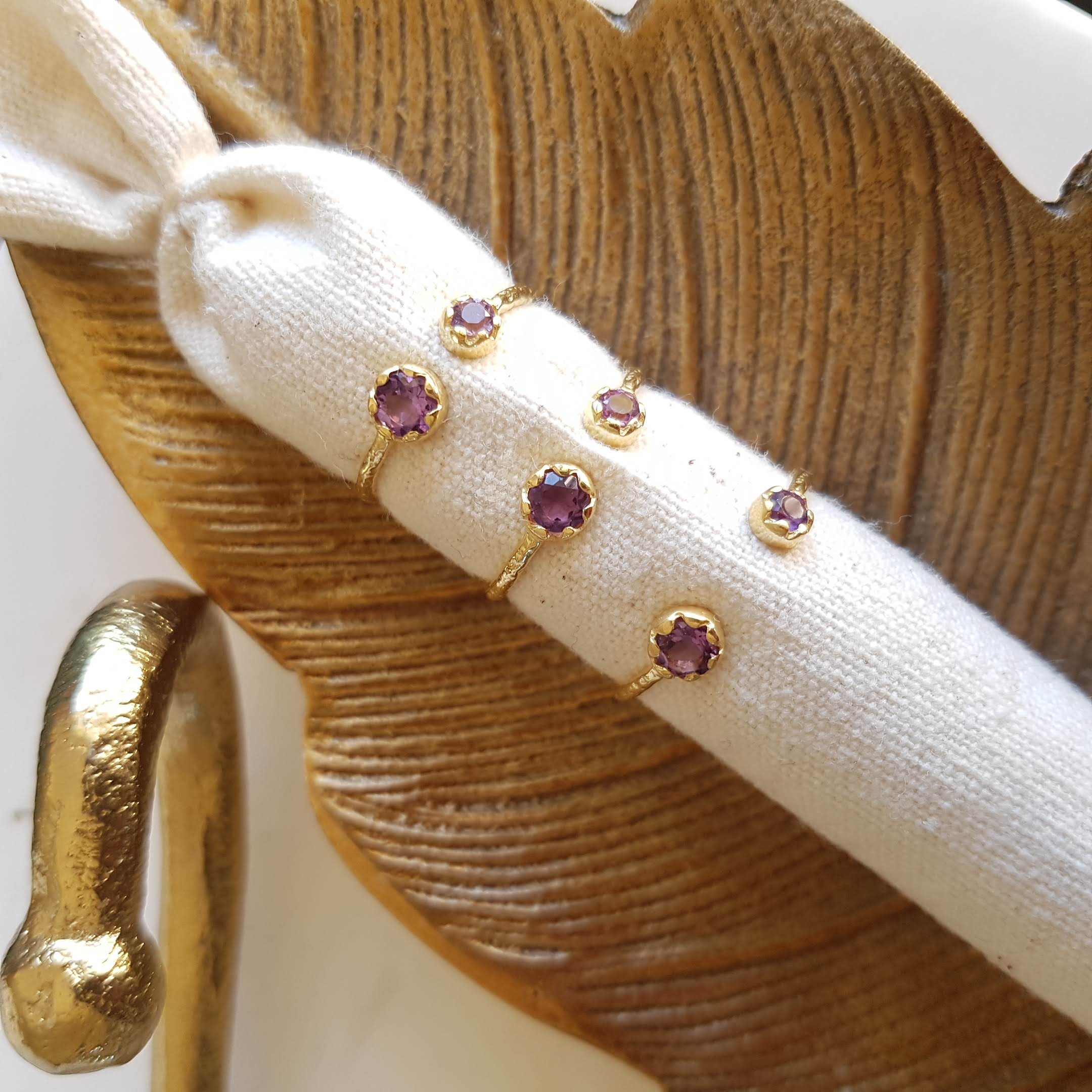 Bague DAENERY – Améthyste, éveil & sérénité