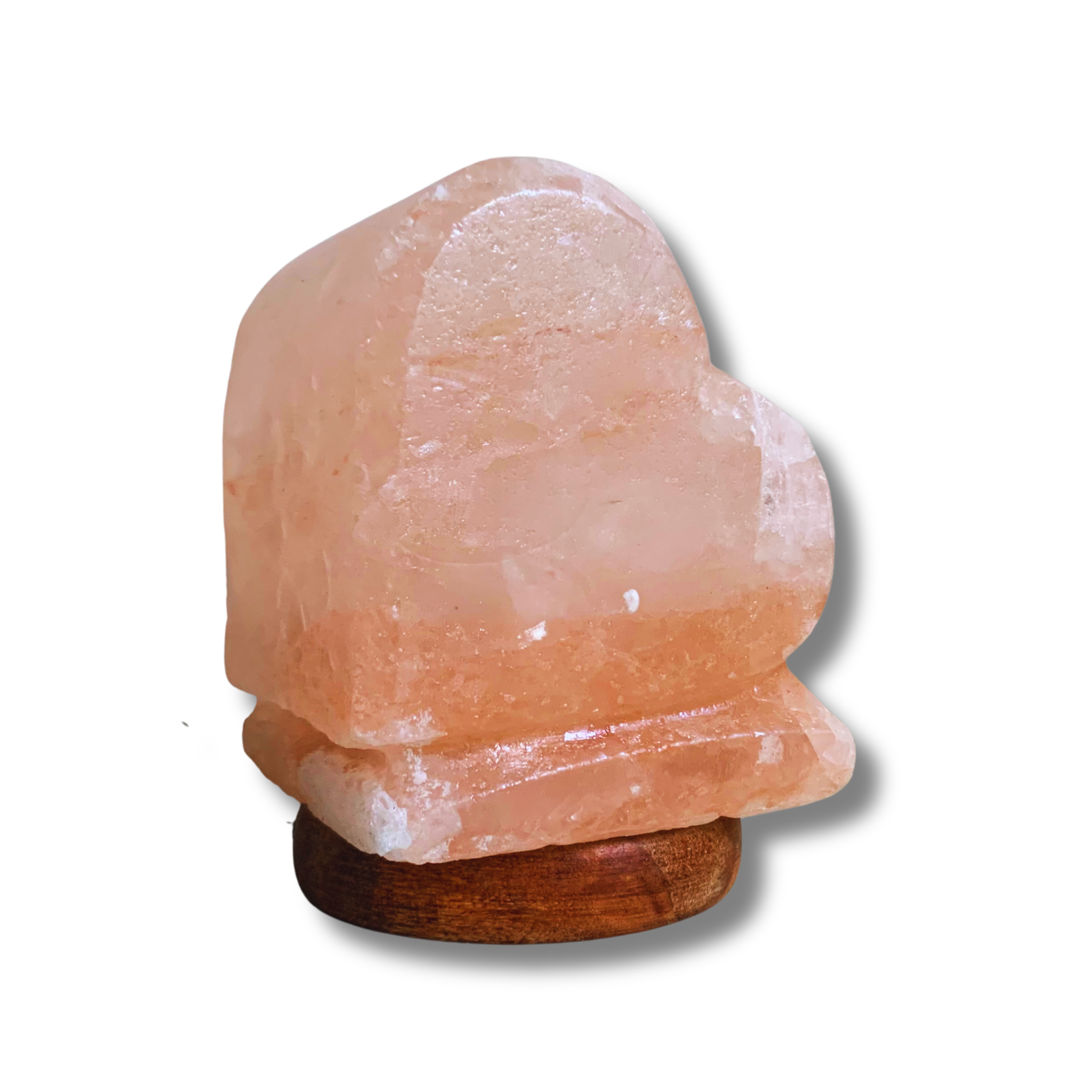 Lampe de sel de l’Himalaya – CŒUR lumineux multicolore
