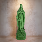 Statuette Vierge Marie verte | Espoir