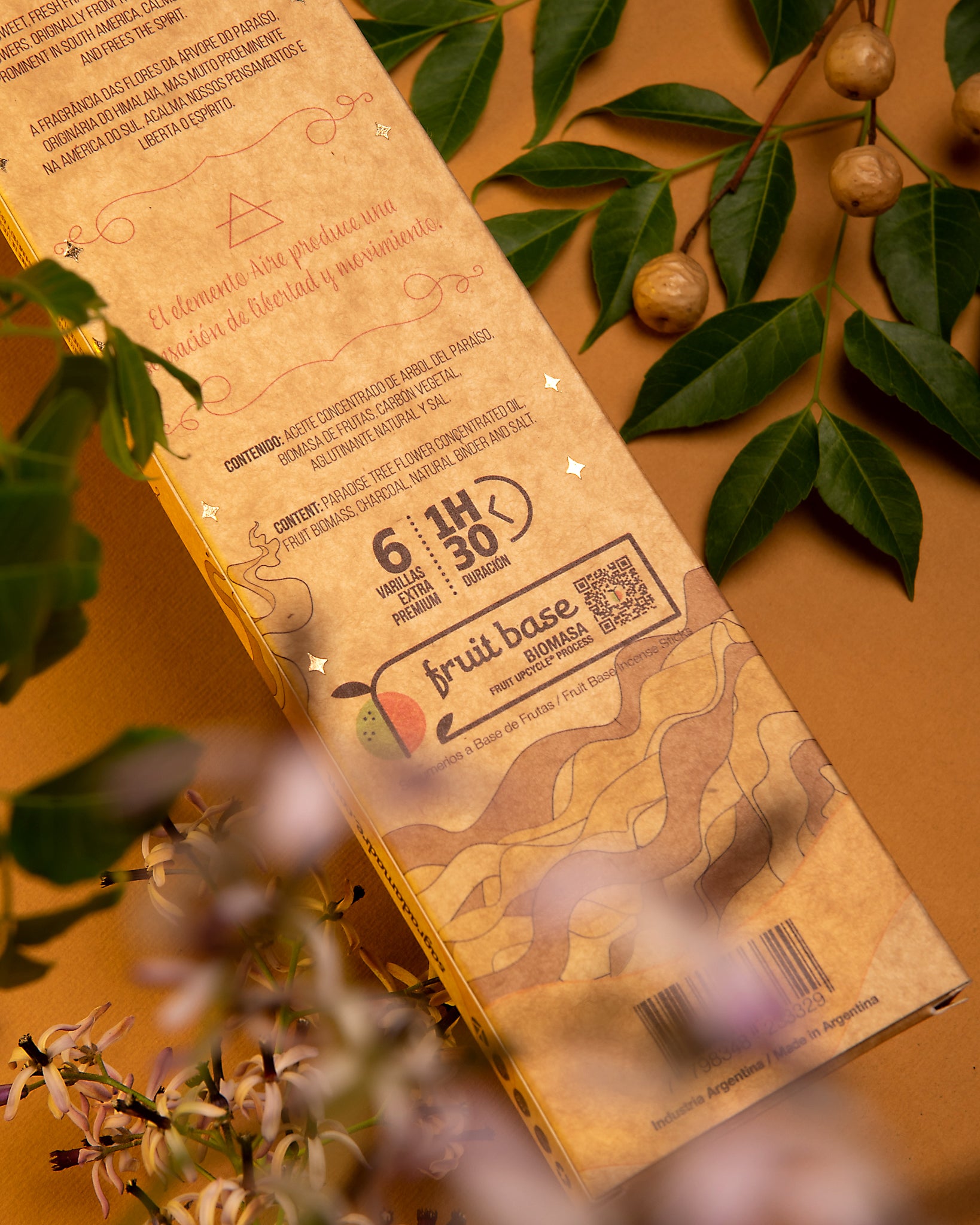 🌬️ Encens des 5 Éléments – AIR | Joie – Gémeaux, Balance, Verseau