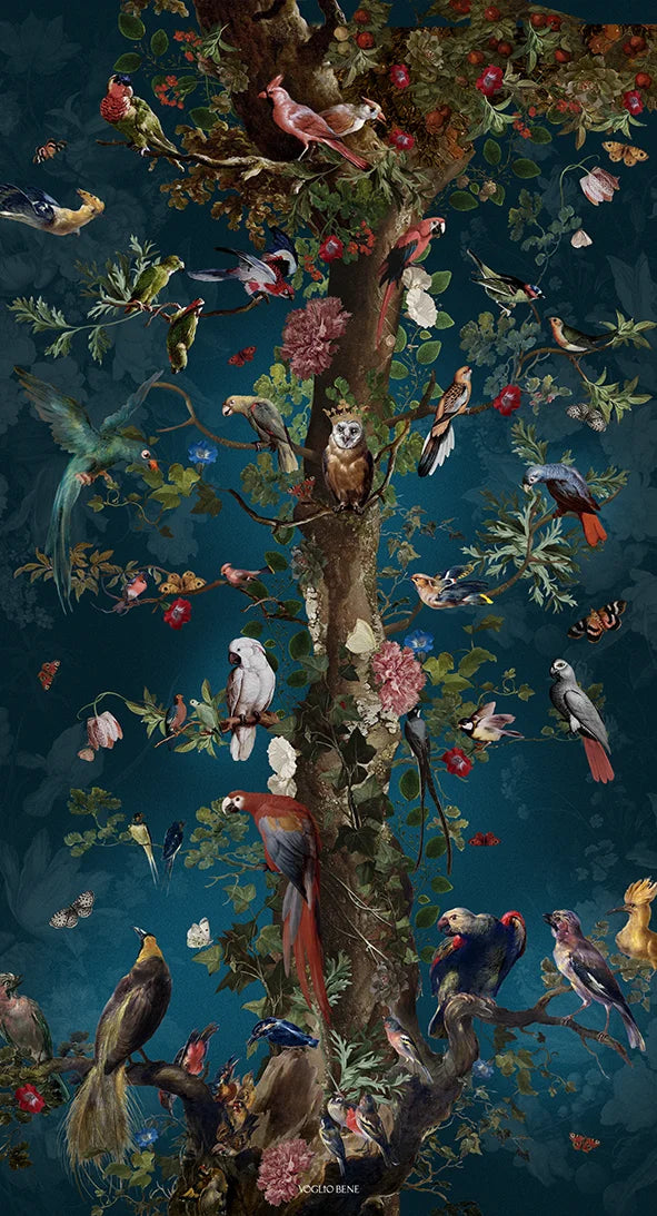 Tenture murale en velours Voglio Bene | Arbre de Vie (2 tailles)