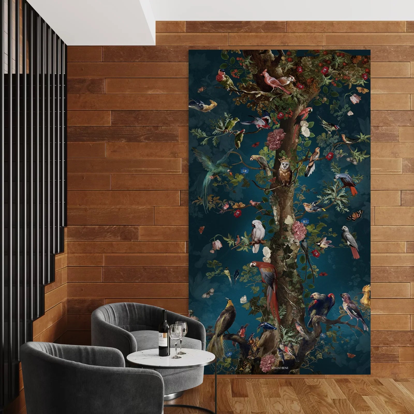 Tenture murale en velours Voglio Bene | Arbre de Vie (2 tailles)