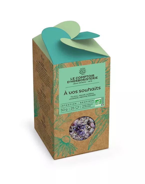 Tisane bio A VOS SOUHAITS 50g - Respiratoire & Immunité