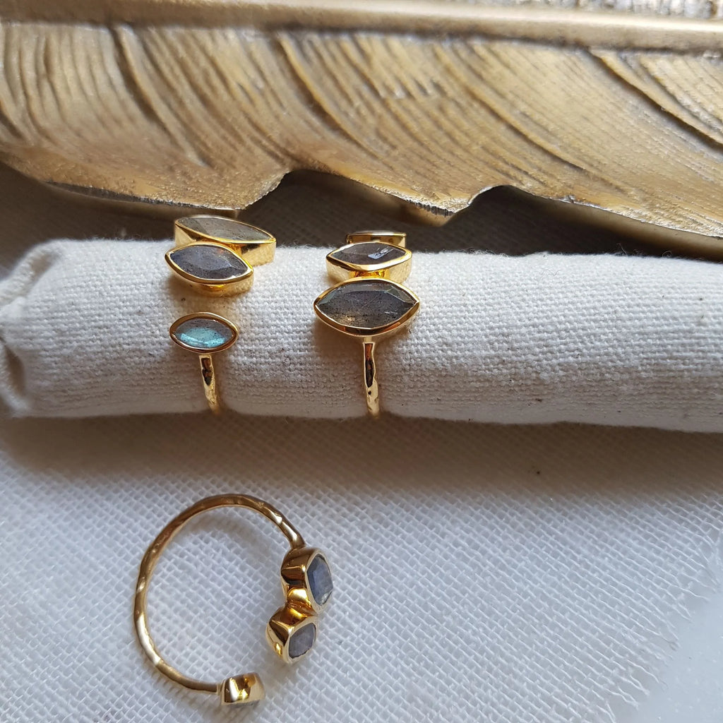 Bague DINA – Labradorite, protection & intuition