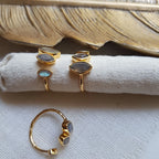 Bague DINA – Labradorite, protection & intuition