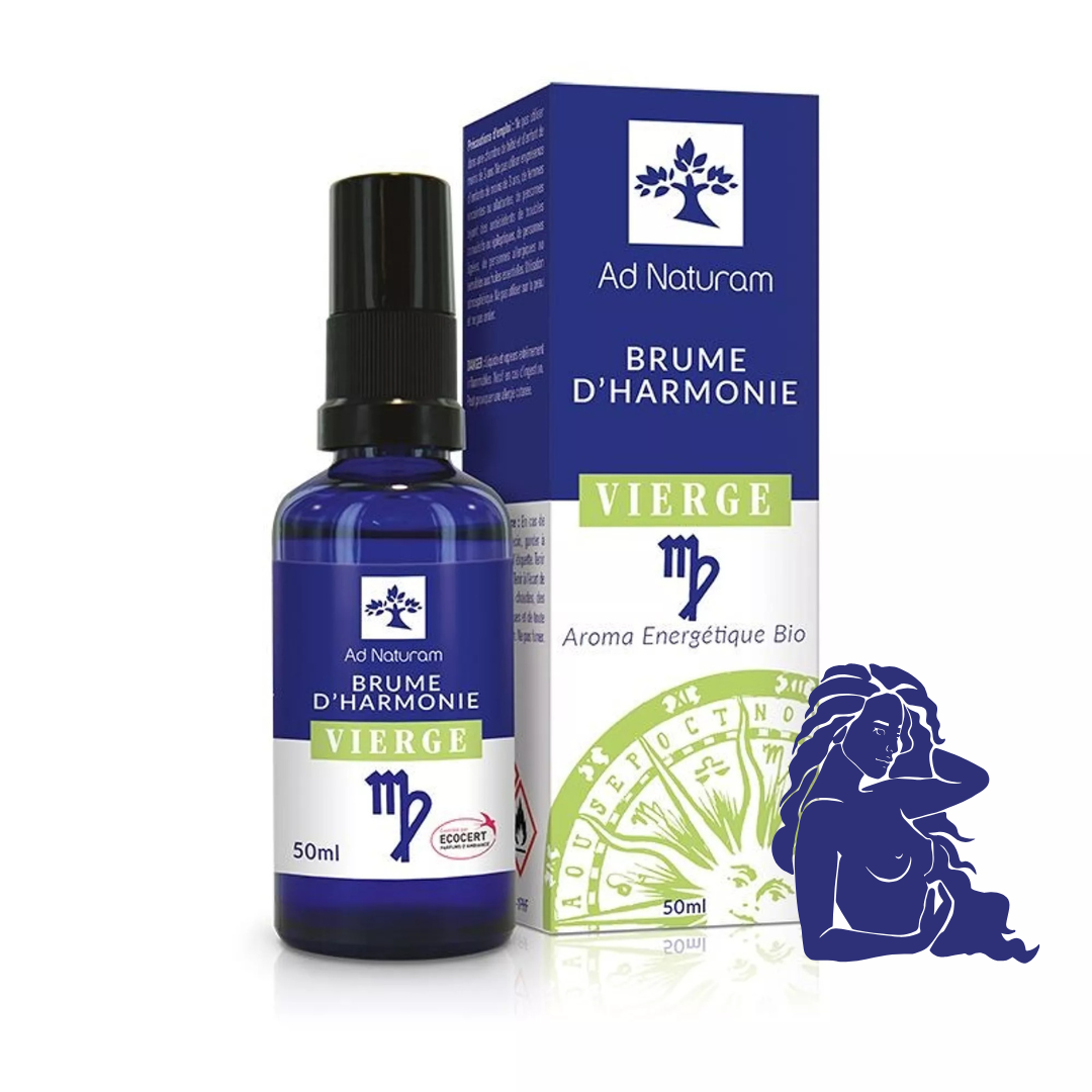Brume d'harmonie VIERGE – Huiles essentielles bio, lâcher-prise & clarté