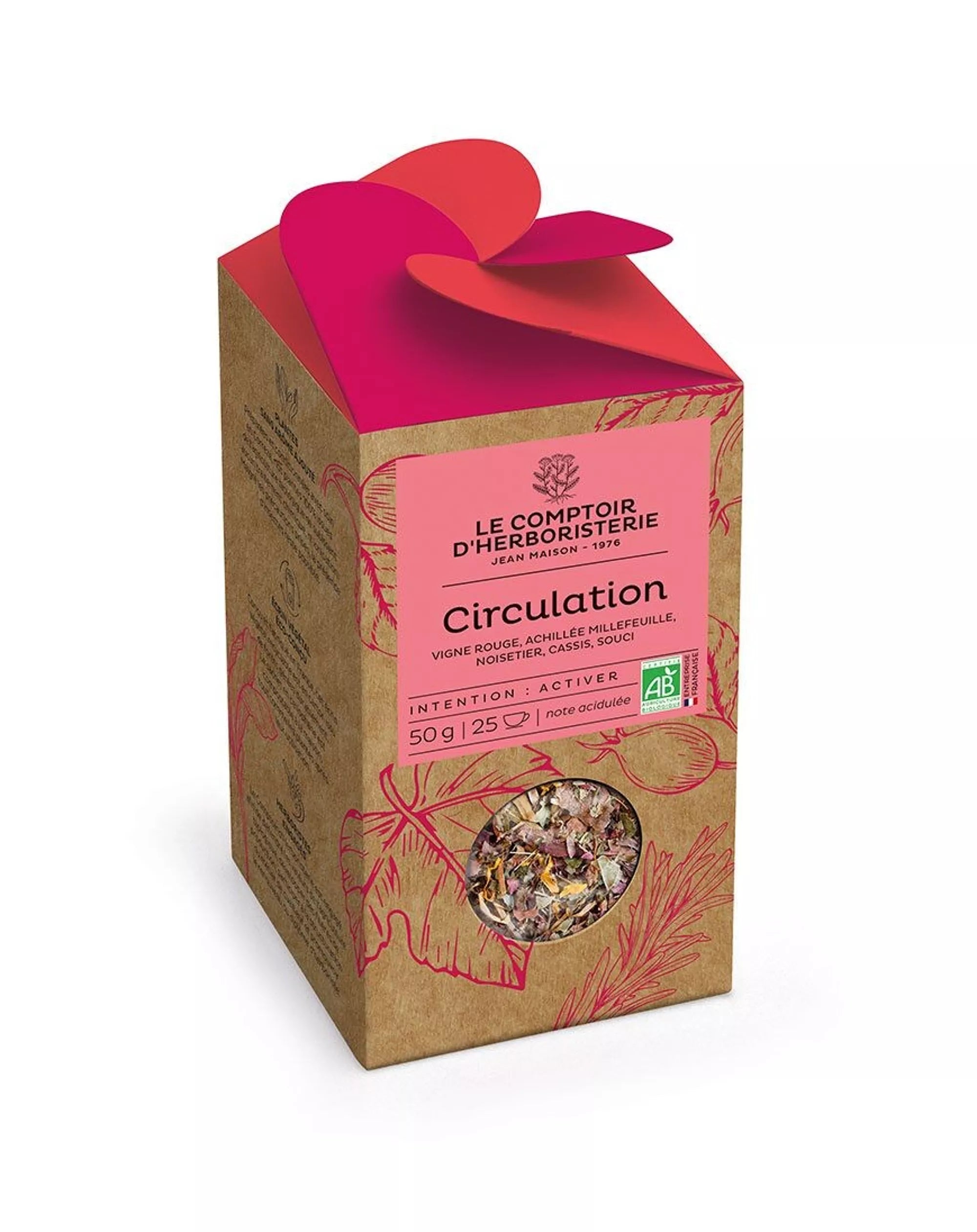 Tisane bio CIRCULATION 50g - Jambes légères & Fluidité