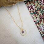 Collier CLÉMENTINE – Améthyste, sagesse & équilibre