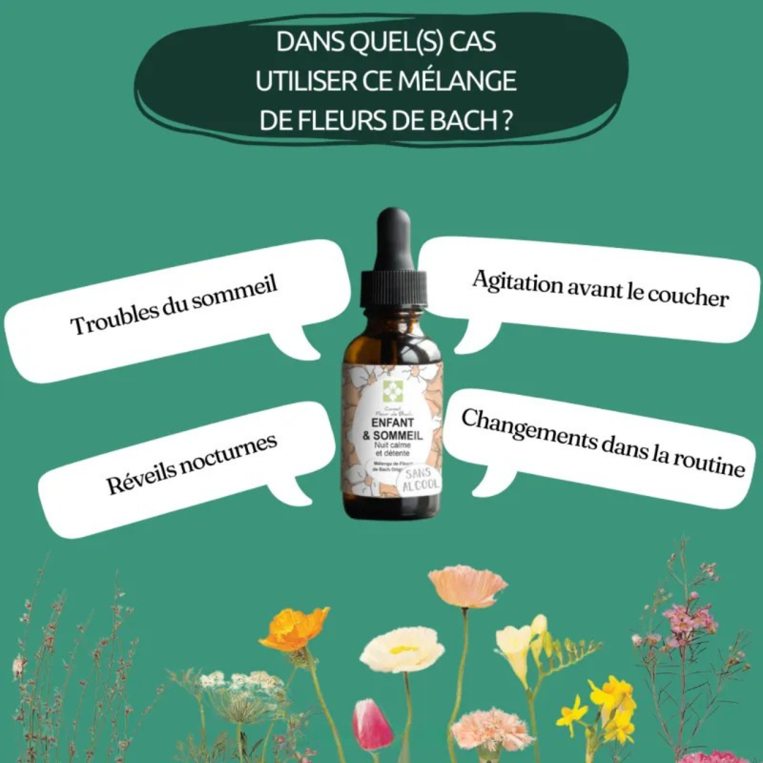 Fleurs de Bach ENFANT & SOMMEIL 🌙 Pour des nuits paisibles
