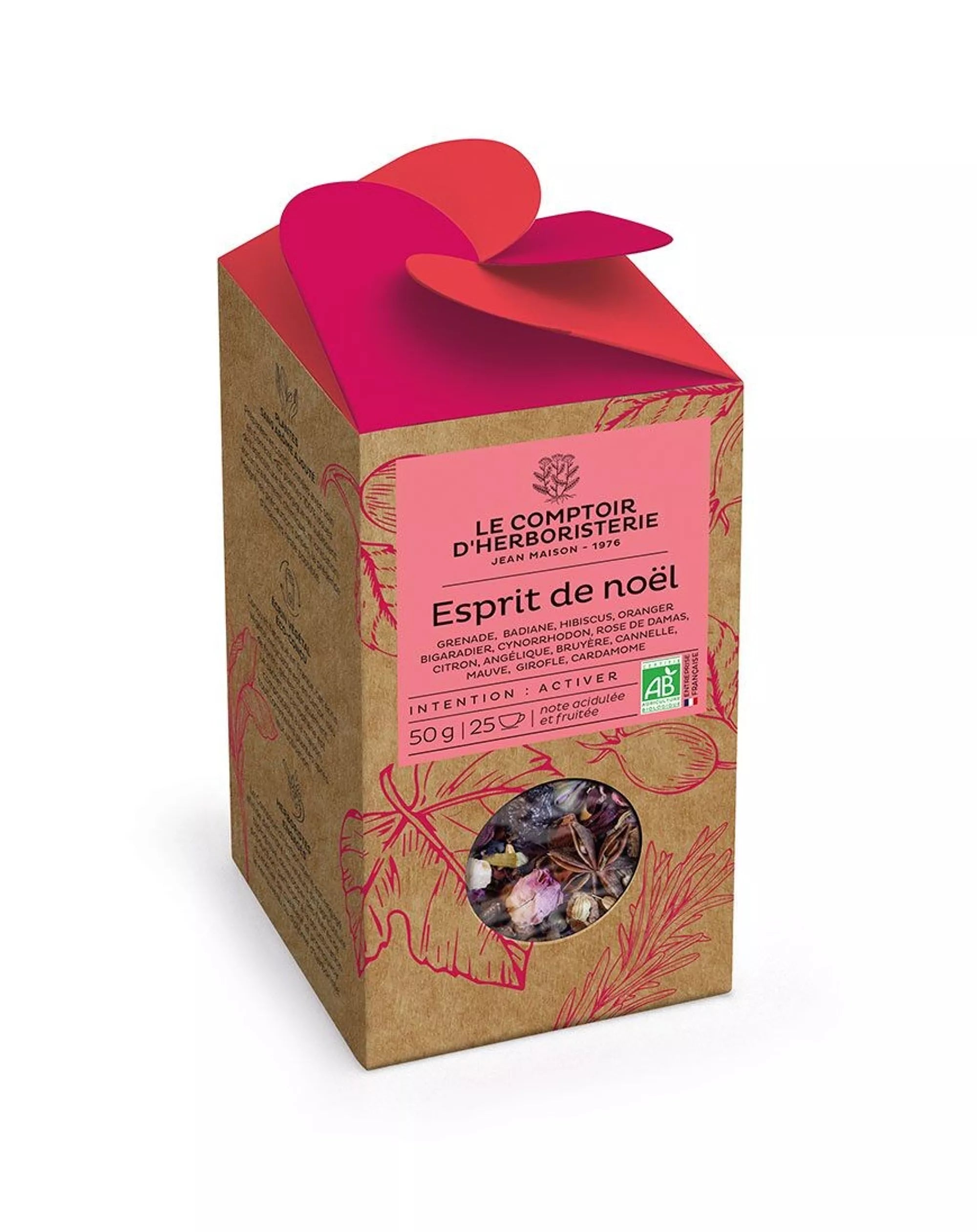 Tisane bio L'ESPRIT DE NOËL 50g - Festive & Épicée