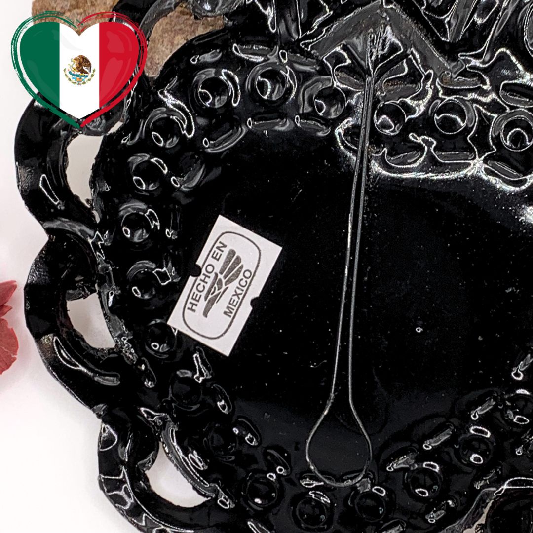 Ex-Voto mexicain doré en étain | Art sacré & décoration murale