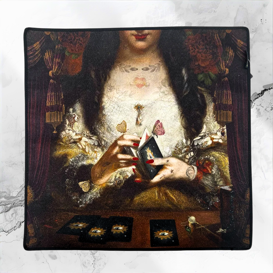 Ensemble Tapis & Pochette – La Diseuse de Bonne Aventure