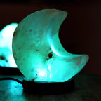 Lampe de sel de l’Himalaya – LUNE lumineuse multicolore