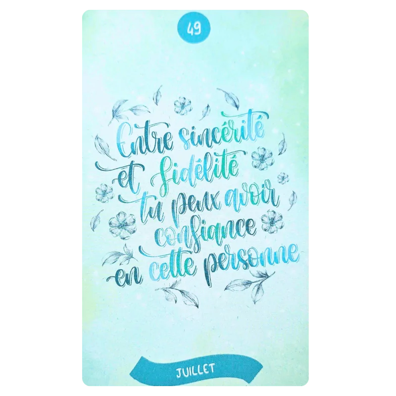 Oracle Les secrets de ton amour
