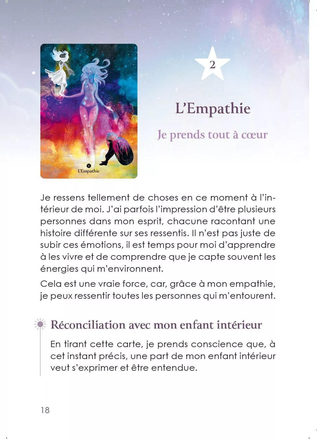 QCFQCF Cartes Oracle Inner Child pour la guérison, la découverte de soi et les cartes Oracle de croissance émotionnelle pour débutants, un jeu spirituel et une méditation guidée pour la transformation QCFQCF Cartes Oracle Inner Child pour la guérison, la découverte de soi et les cartes Oracle de croissance émotionnelle pour débutants, un jeu spirituel et une méditation guidée pour la transformation