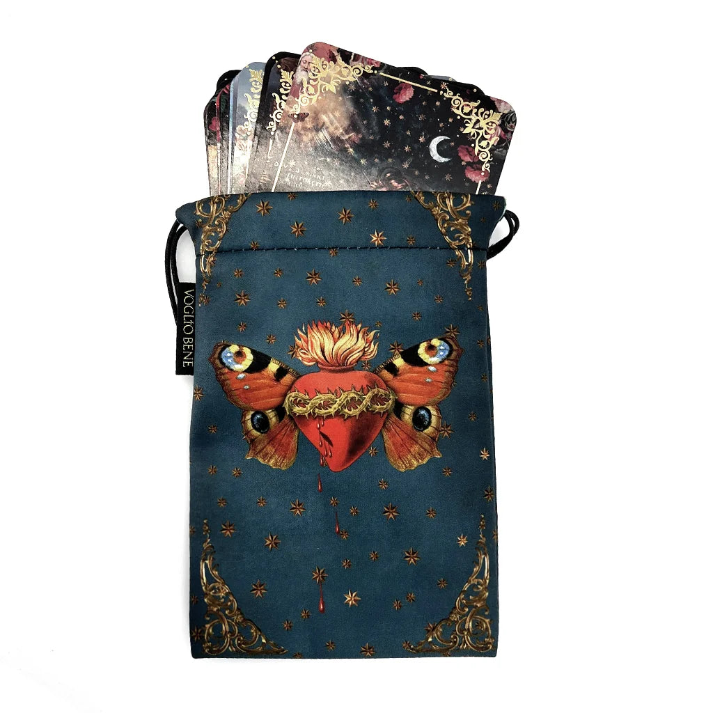 Ensemble Tapis & Pochette – Papillon Sacré