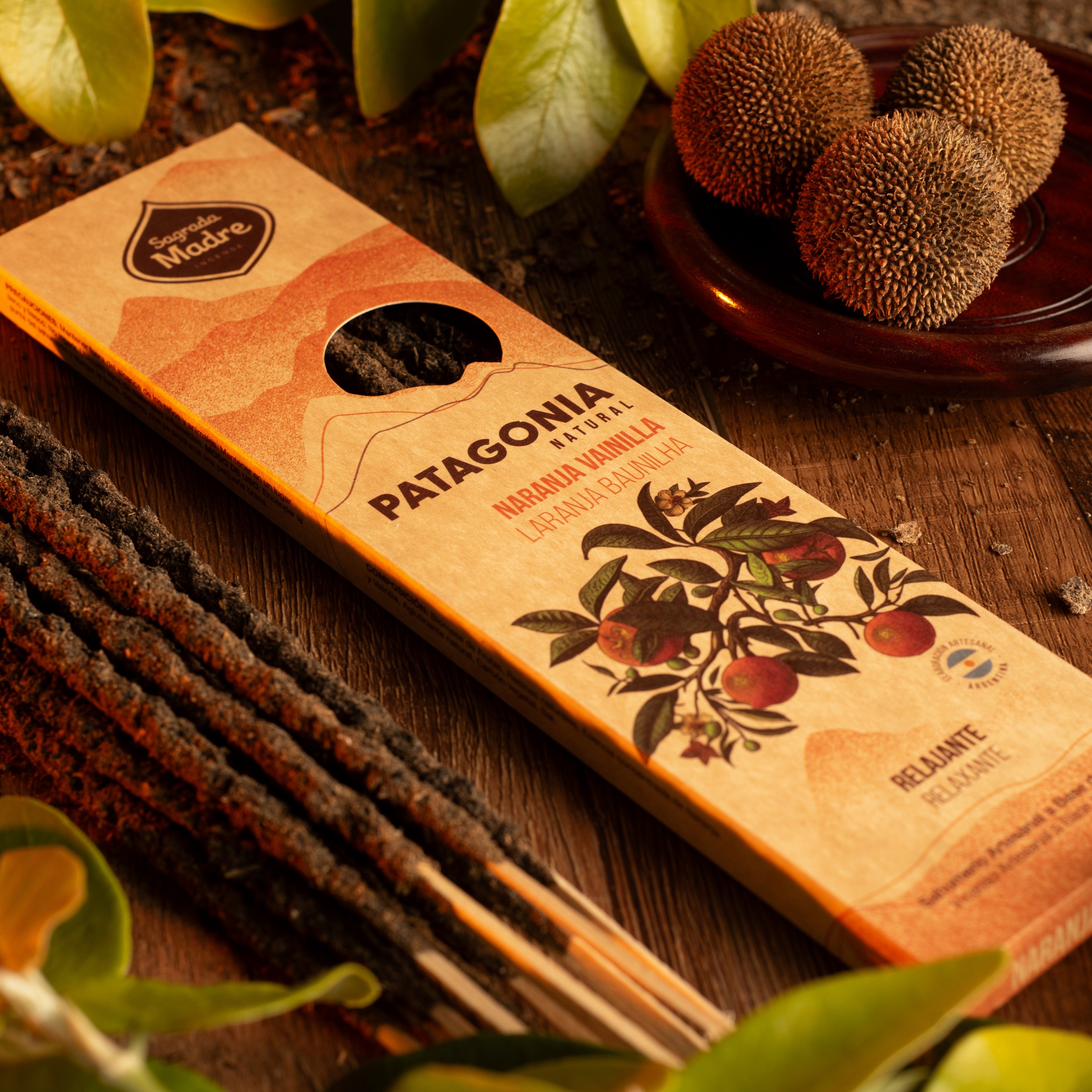 Encens de Patagonie Orange & Vanille | Relaxant & Réconfortant