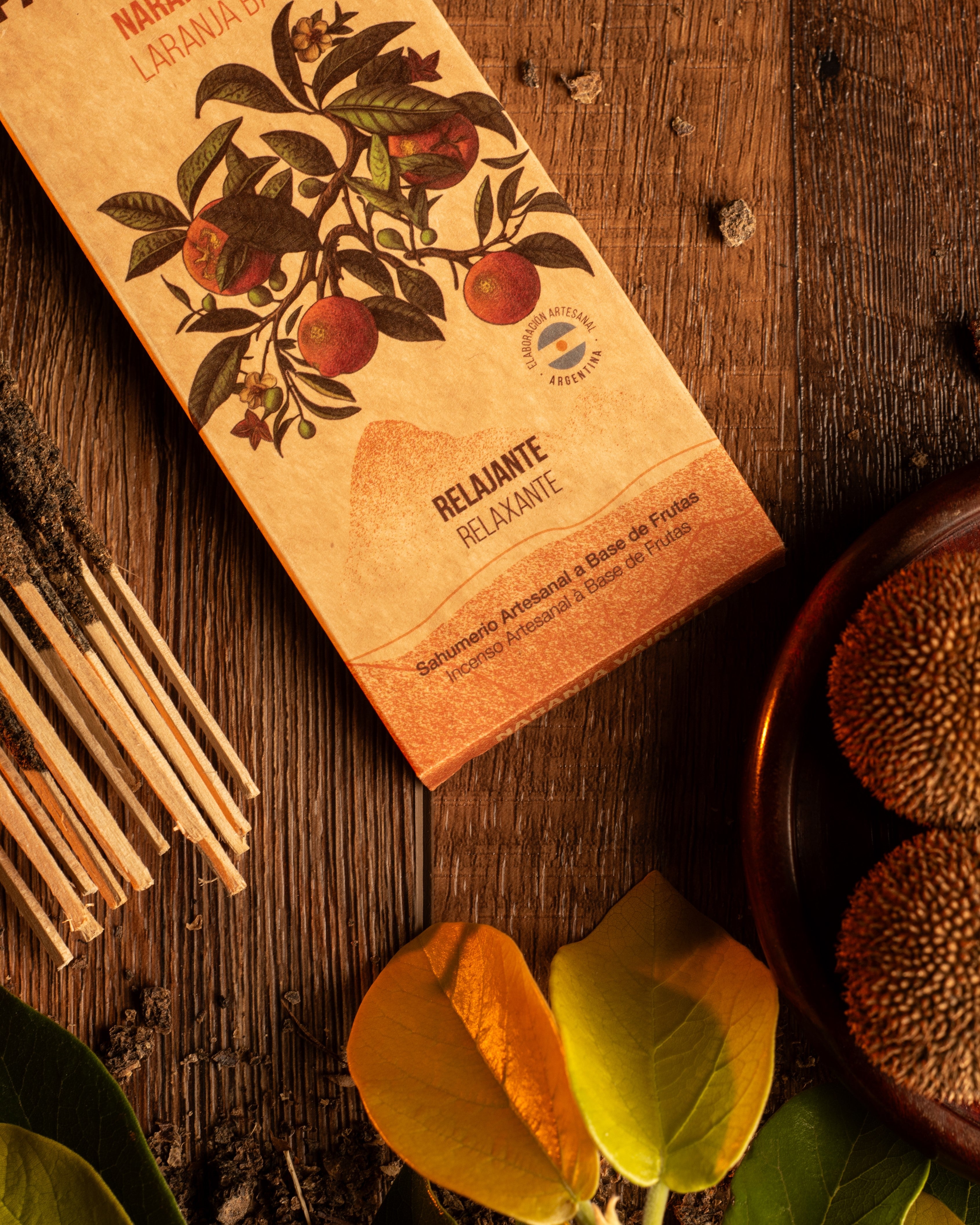 Encens de Patagonie Orange & Vanille | Relaxant & Réconfortant