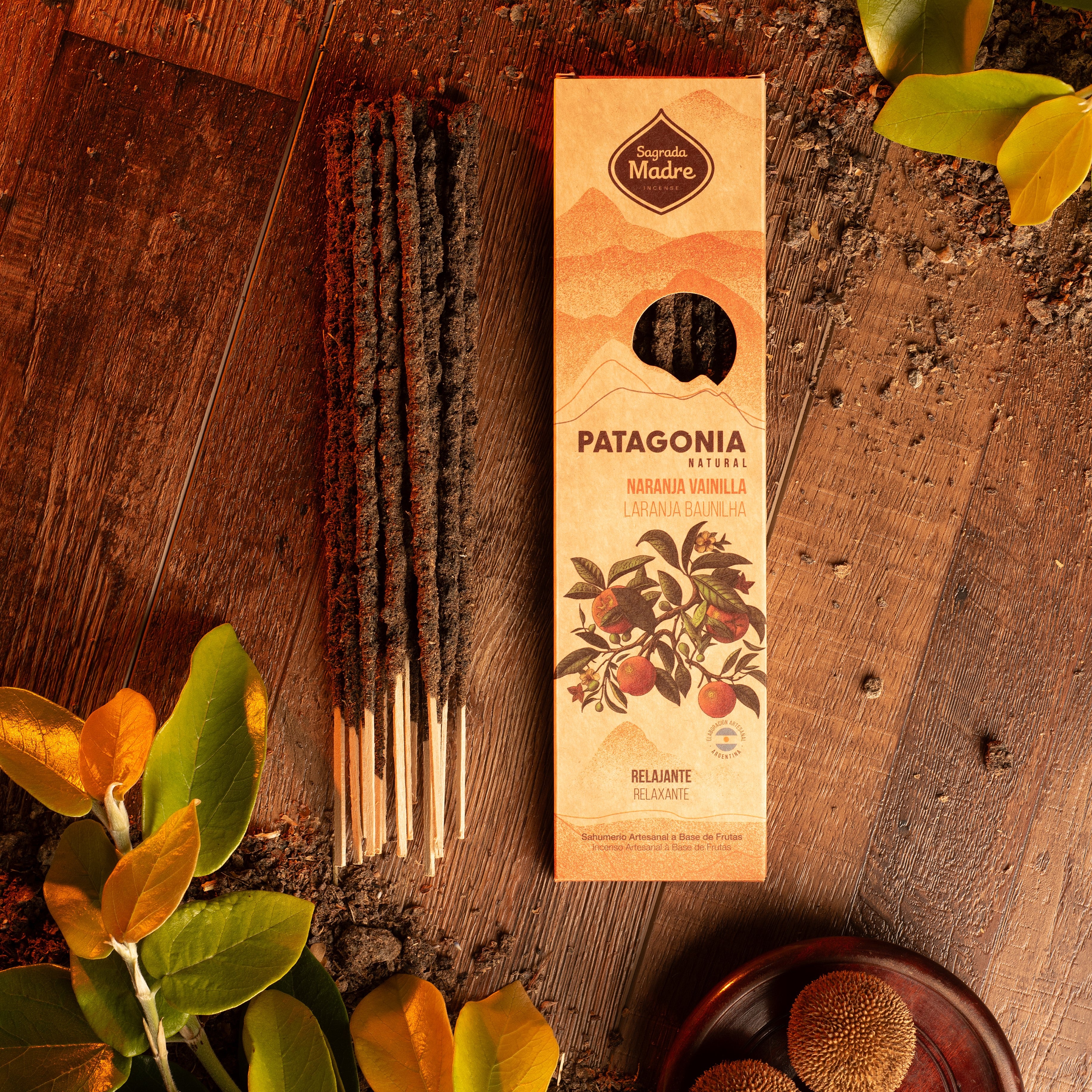 Encens de Patagonie Orange & Vanille | Relaxant & Réconfortant