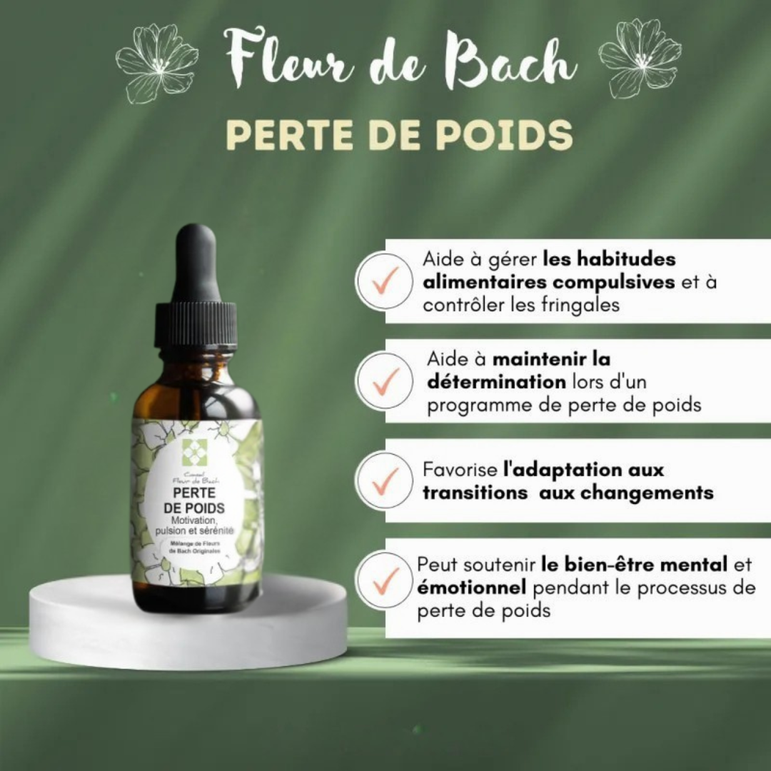 Fleurs de Bach PERTE DE POIDS ⚖️ Un soutien émotionnel pour mincir en douceur