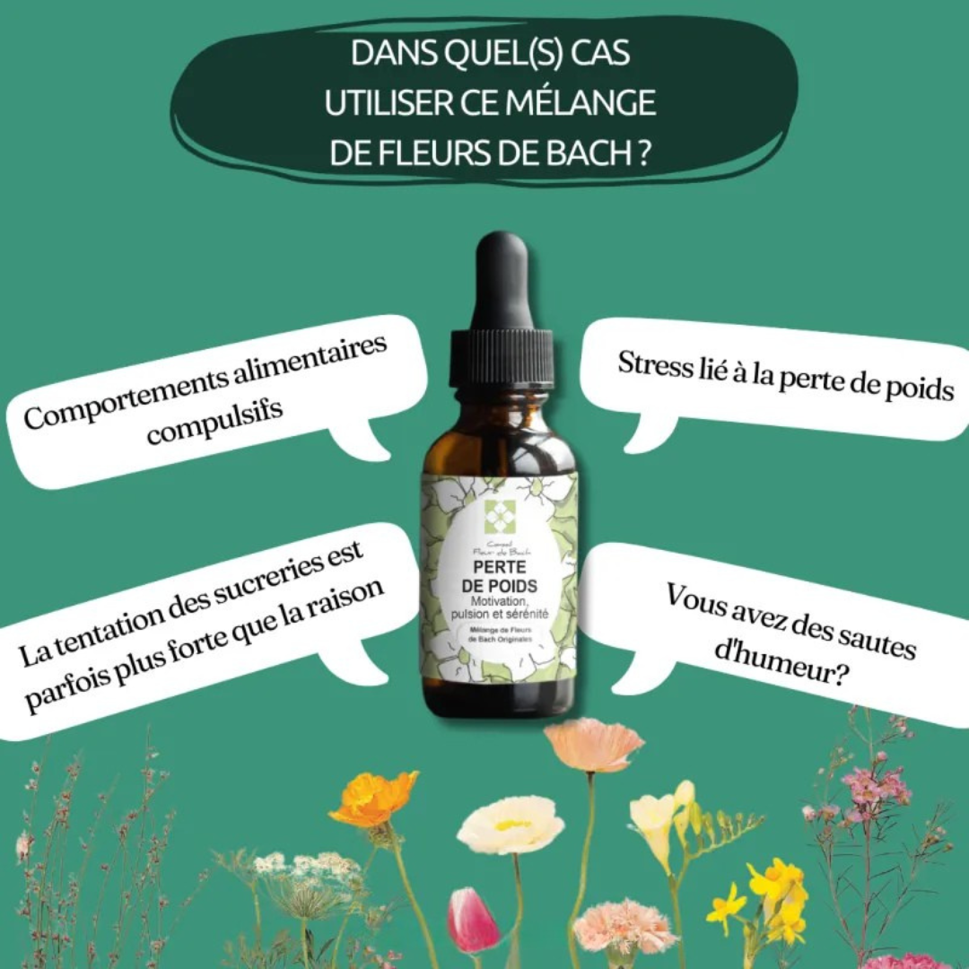 Fleurs de Bach PERTE DE POIDS ⚖️ Un soutien émotionnel pour mincir en douceur
