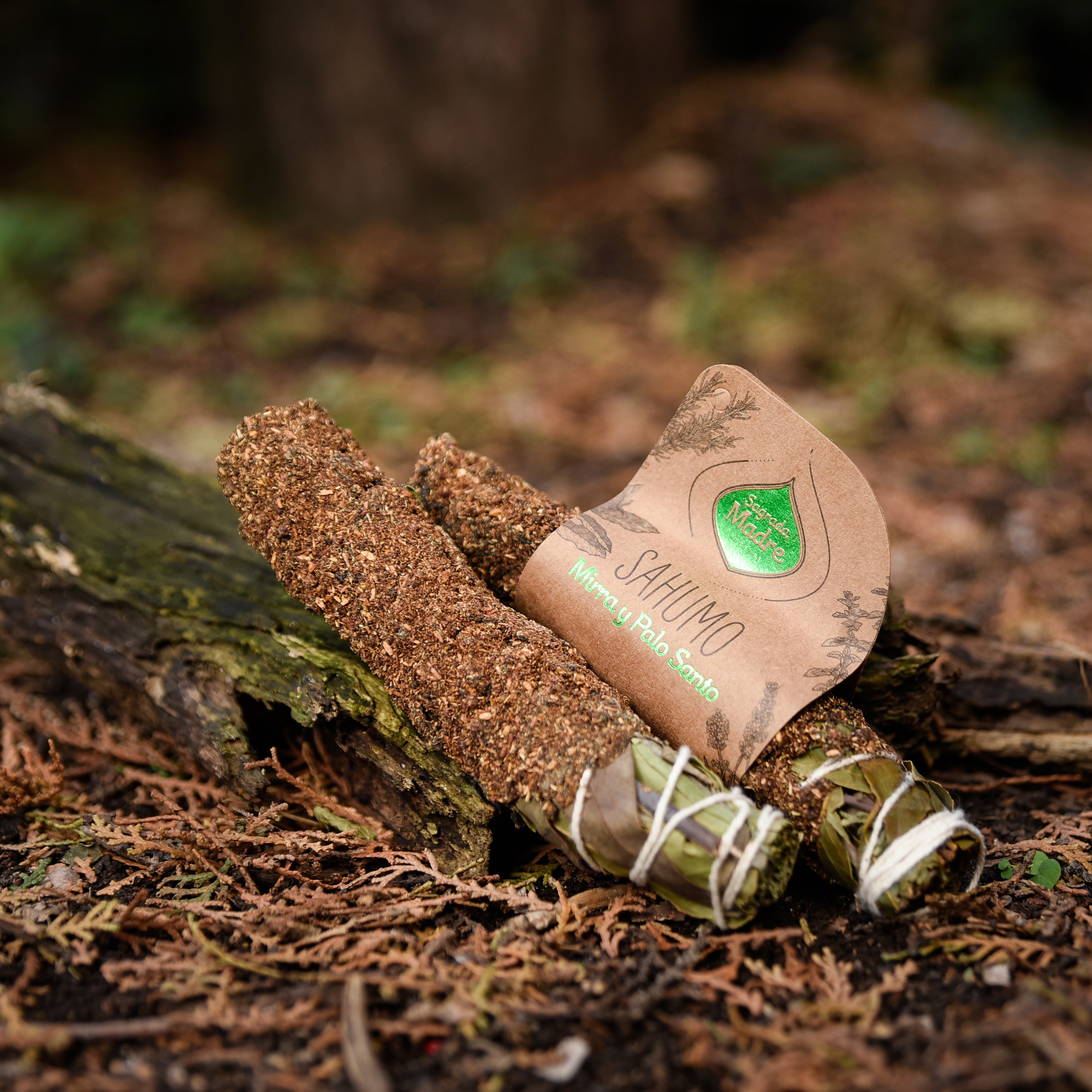 Grand bâton de fumigation (Sahumo) Myrrhe & Palo Santo | Purification, protection & harmonie