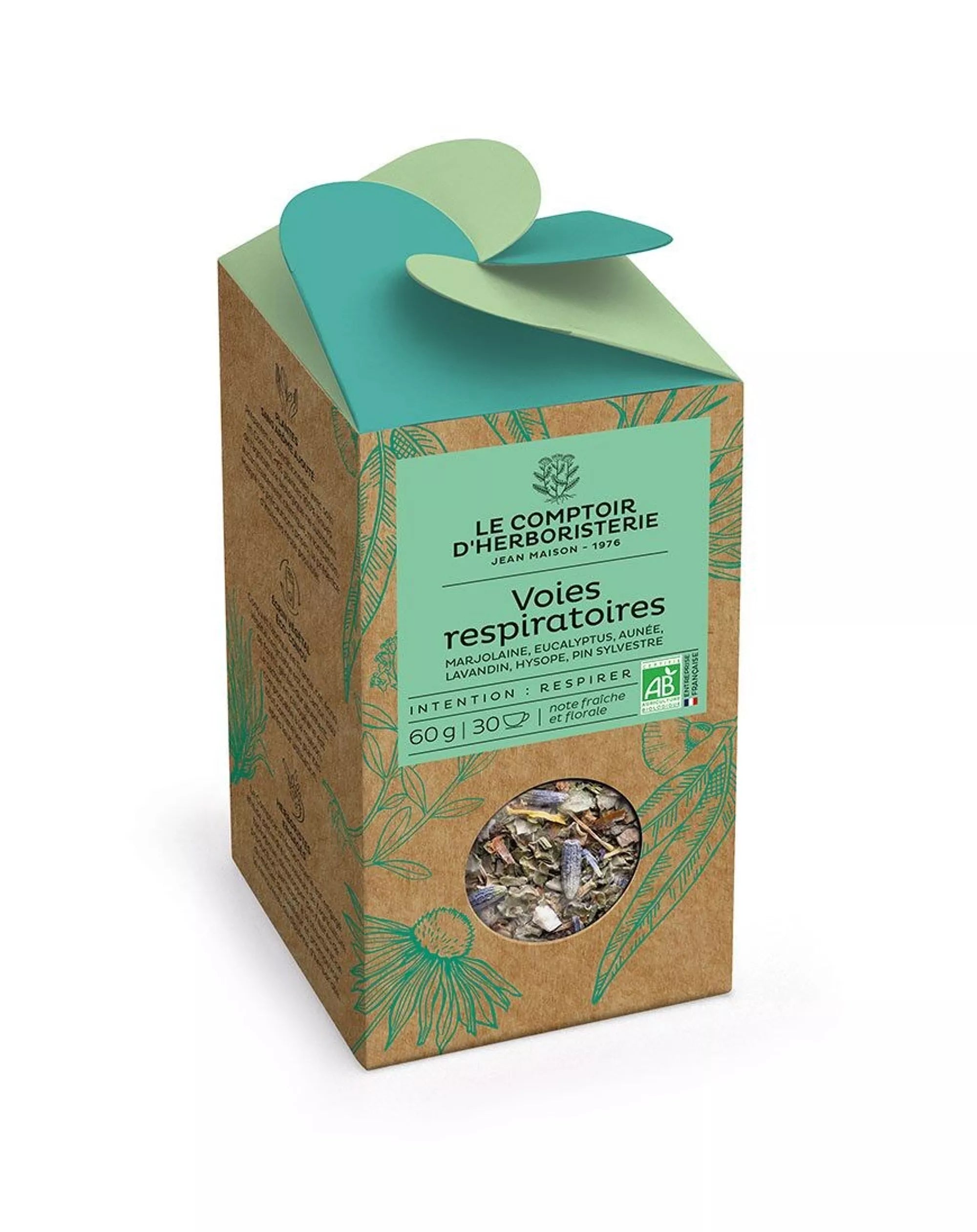 Tisane bio VOIES RESPIRATOIRES 60g - Eucalyptus & Souffle
