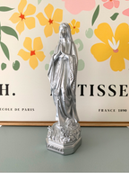 Statuette Vierge Marie argentée | Sérénité