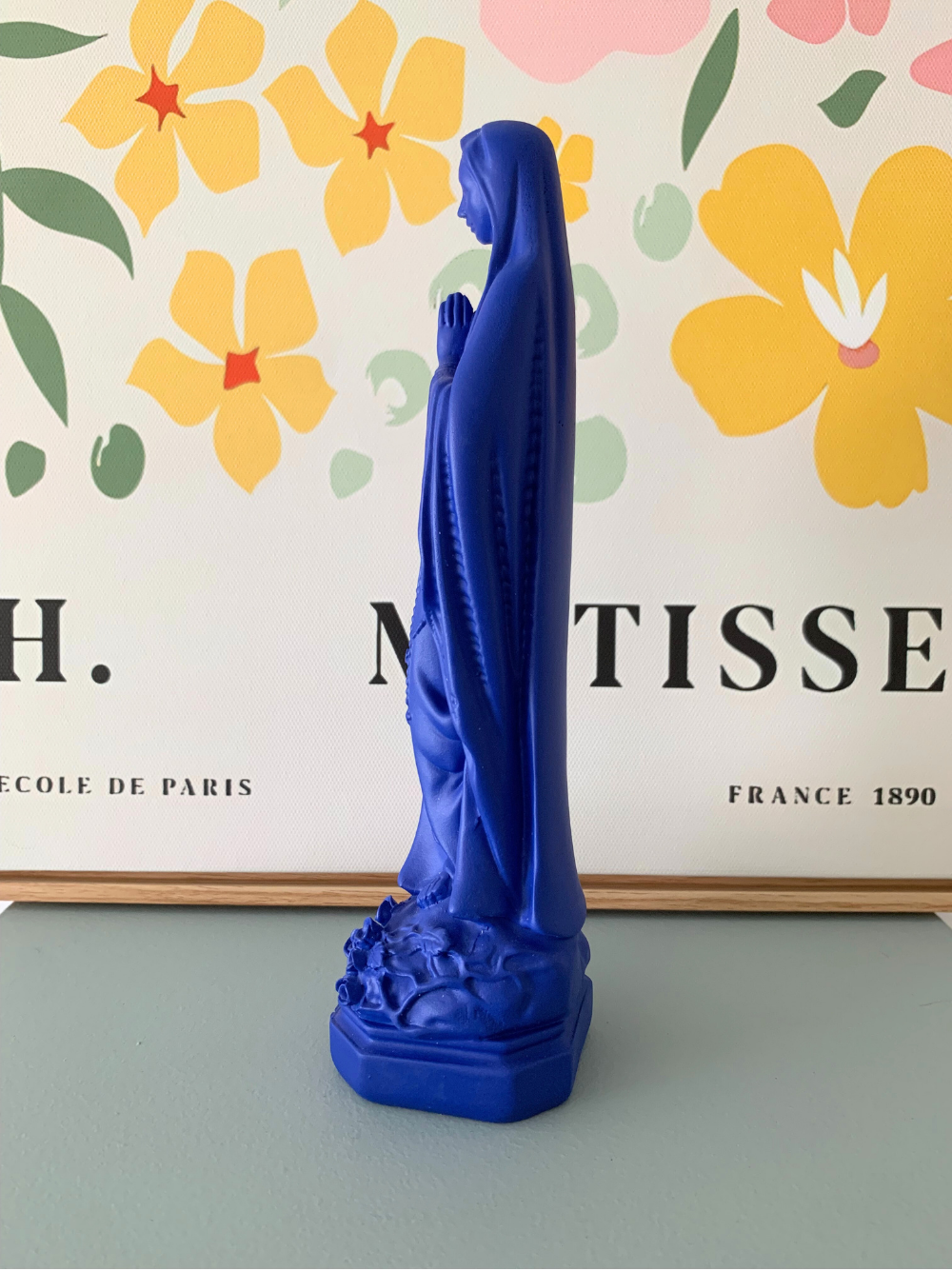 Statuette Vierge Marie bleue Kleinn| Protection