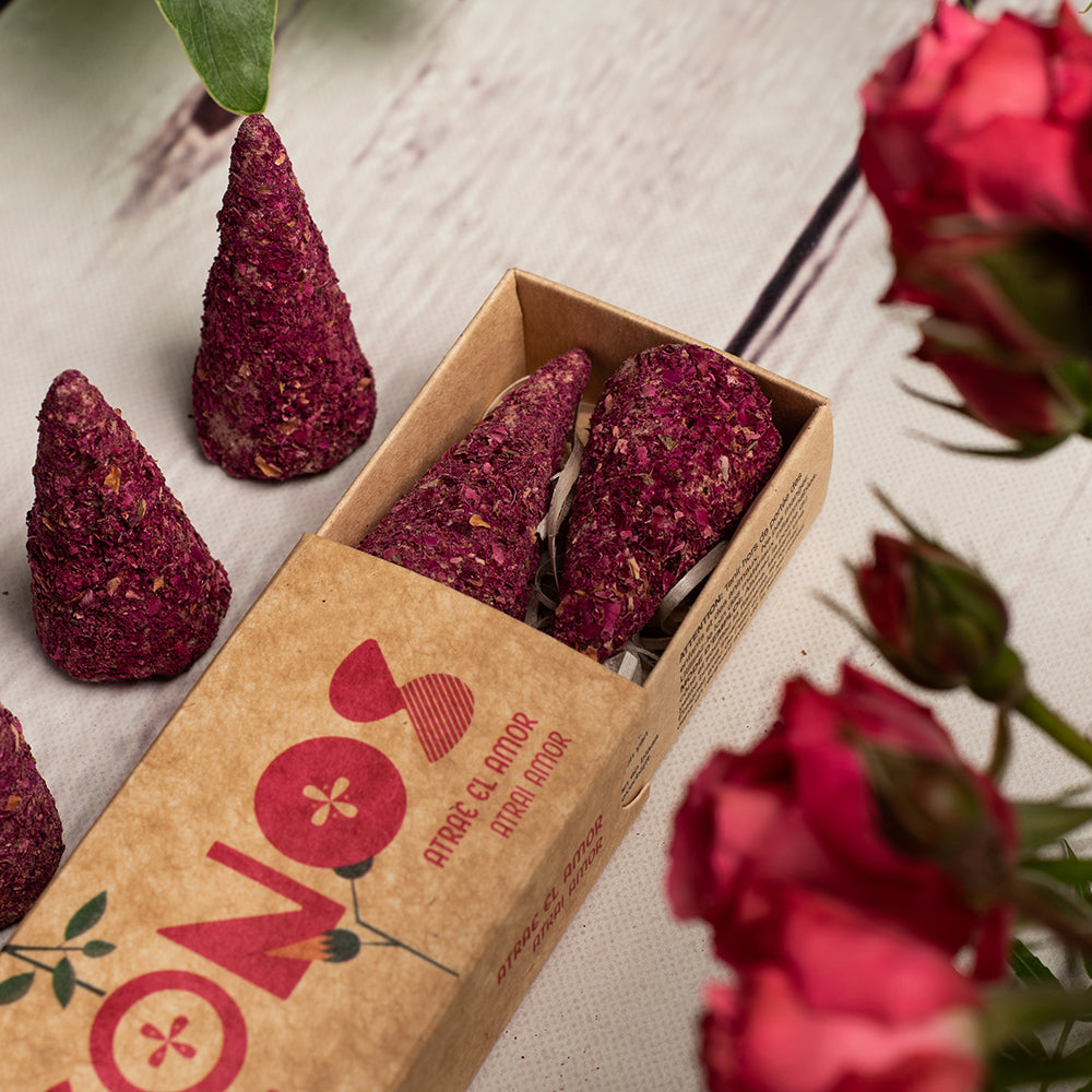 Encens en cônes Pétales de Rose | Harmonie, amour & relaxation
