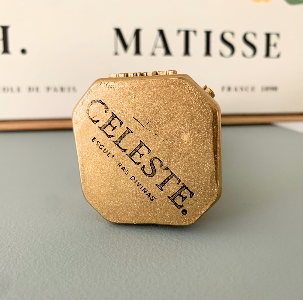 Statuette Vierge Marie dorée| Bonté