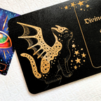 Plateau de tirage Oracle & Tarot Chat Mystique – 1 carte