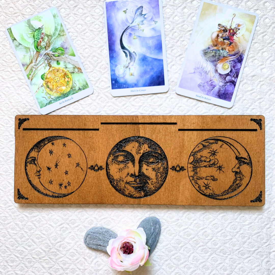 Plateau de tirage Cycle Lunaire – 3 cartes