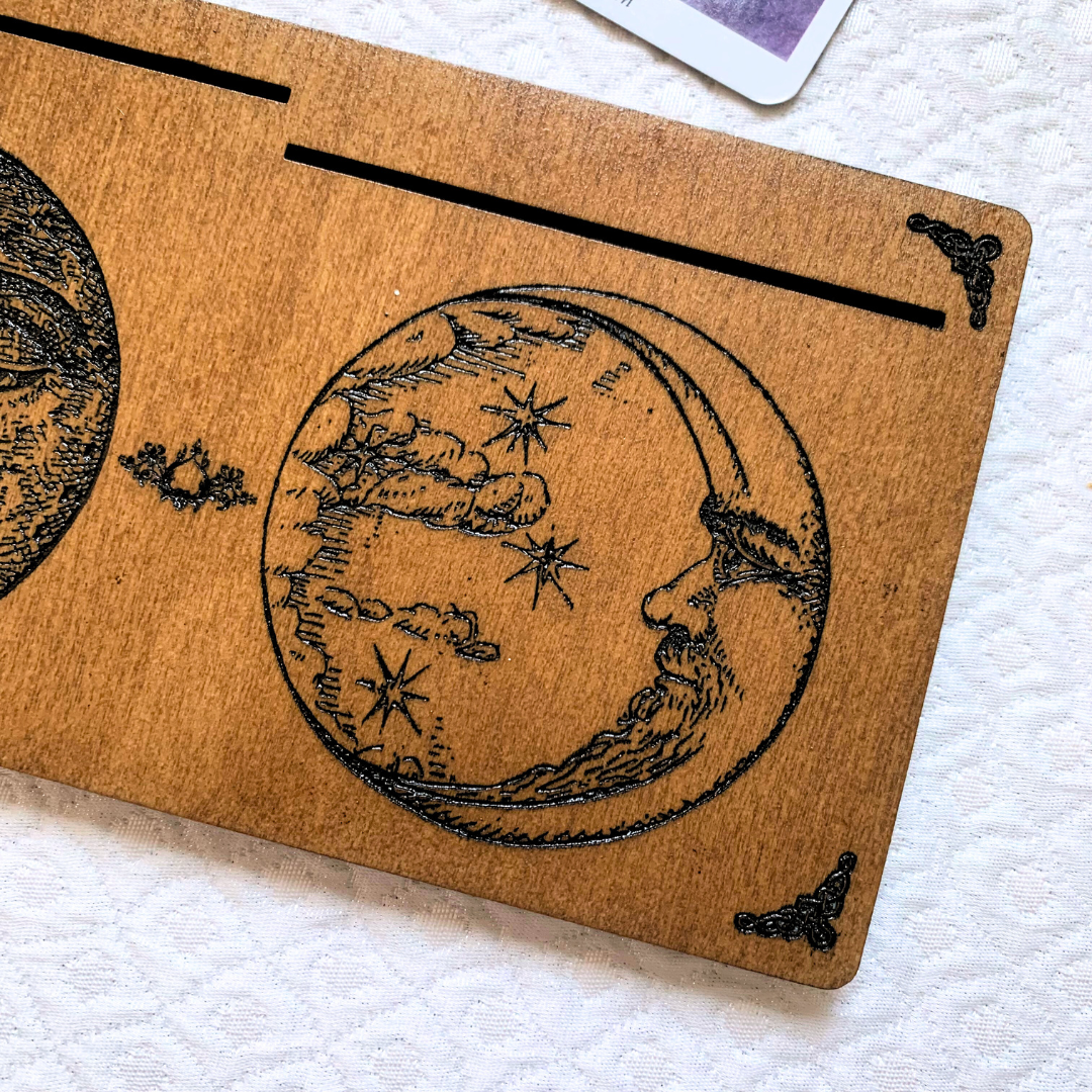 Plateau de tirage Cycle Lunaire – 3 cartes