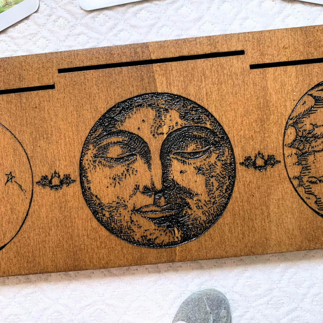 Plateau de tirage Cycle Lunaire – 3 cartes