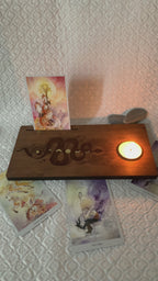 Plateau de tirage Oracle & Tarot  Alchimie – 1 carte