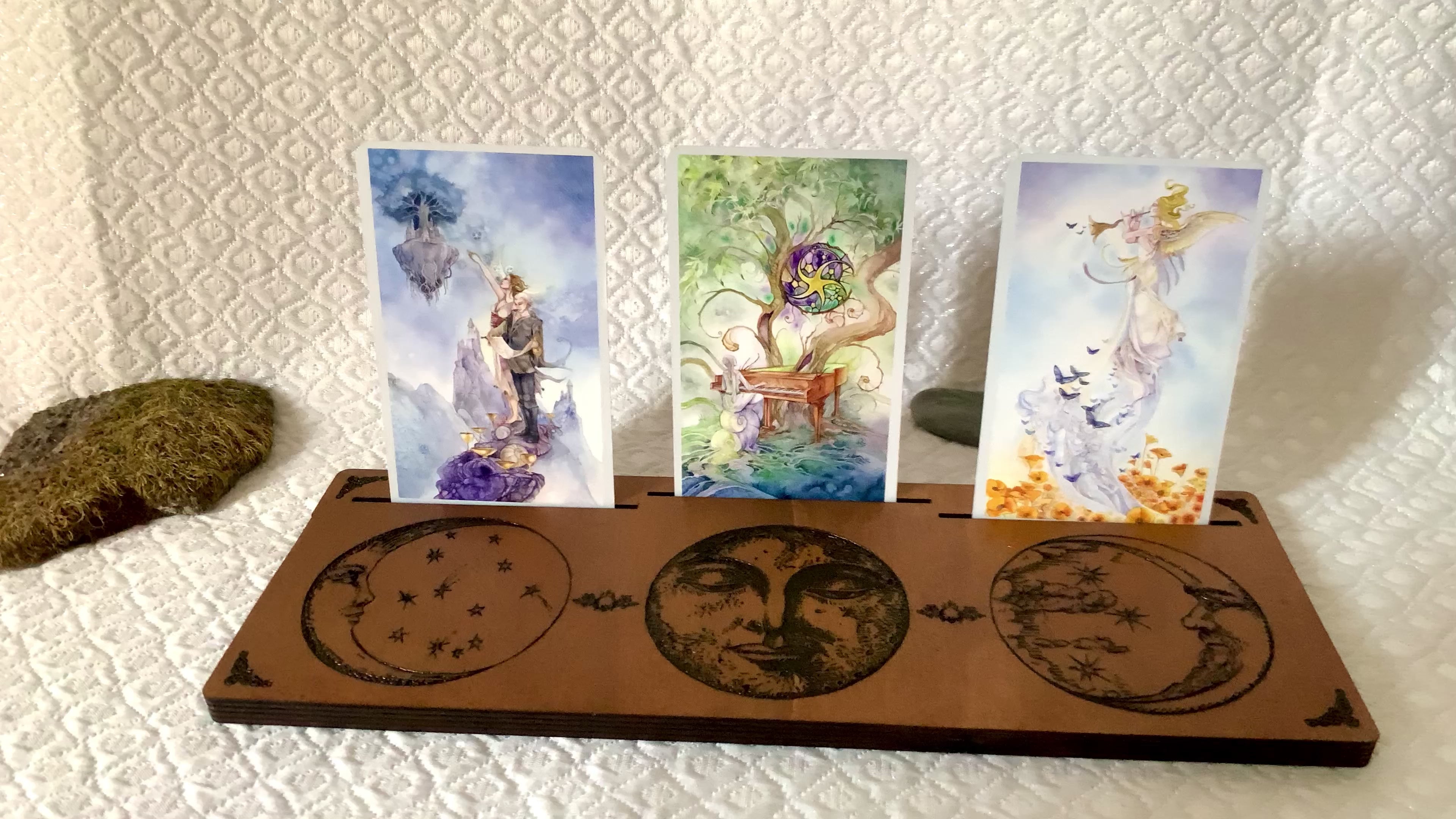 Plateau de tirage Cycle Lunaire – 3 cartes