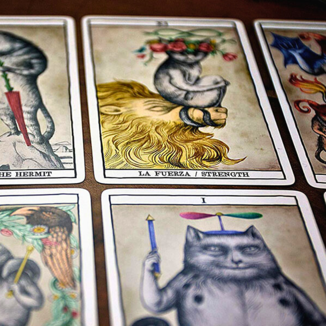 TAROTS DES CHATS – Ana Juan, 78 cartes mystiques & intemporelles