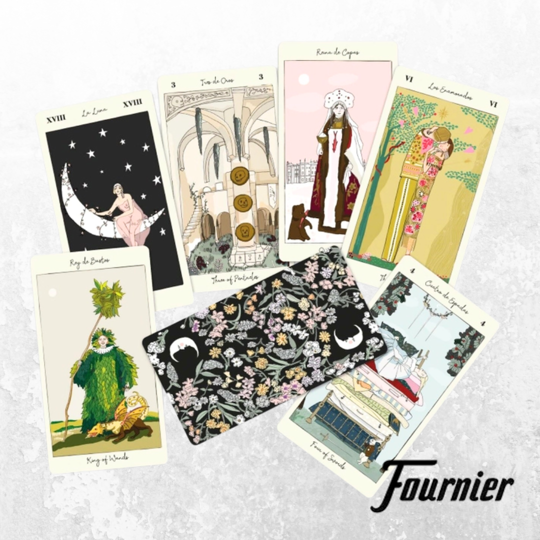 TAROT DES CARLOTYDES – Carlota Santos, 78 cartes poétiques & vintage