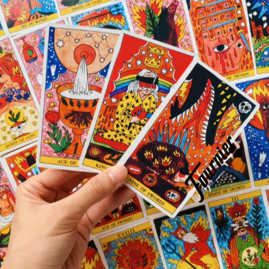 TAROT DEL FUEGO – Ricardo Cavolo, 78 cartes flamboyantes & atypiques